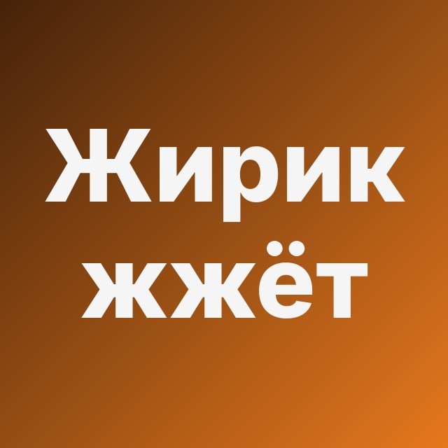 ☢️ Жирик жжёт партнёрки