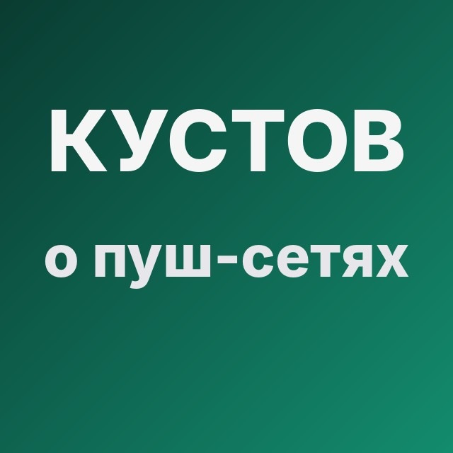 Кустов о пуш-сетях